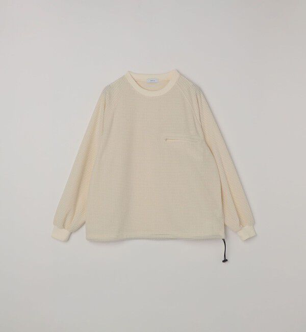 SHIPS any「SHIPS any:〈洗濯機可能〉グリッド フリース スピンドル ポケット プルオーバー◇」|スウェット・ジャージ|