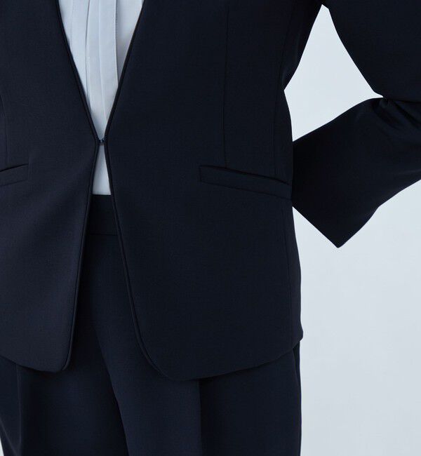 Ballsey「ドライダブルクロス ノーカラージャケット」|ノーカラージャケット|