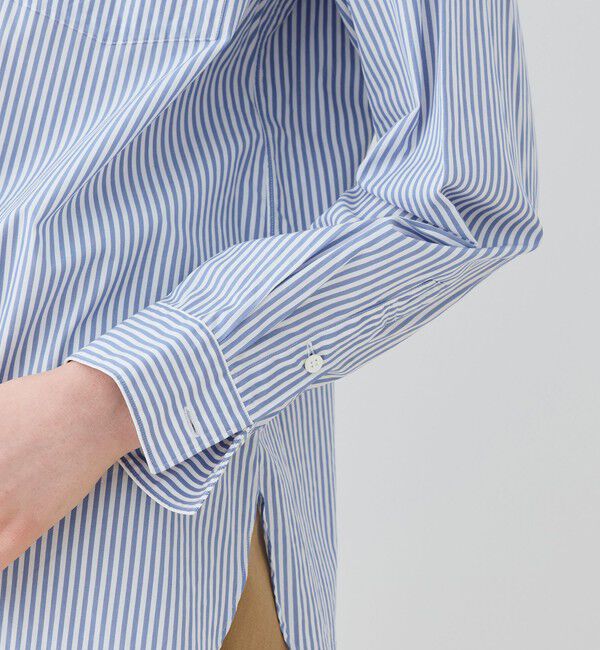 GALERIE VIE「コットンブロード スタンドカラーシャツ」|シャツ・ブラウス|