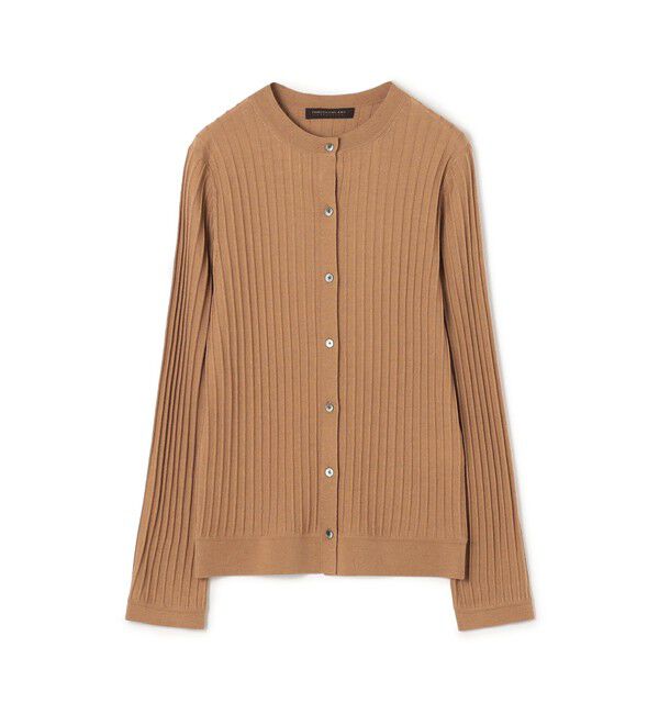 TOMORROWLAND collection「カシミヤシルクリブ クルーネックカーディガン」|カーディガン|43 ベージュ