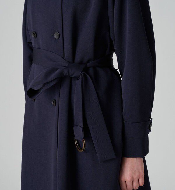 TOMORROWLAND collection「カバートクロス スタンドカラーコート」|トレンチコート|