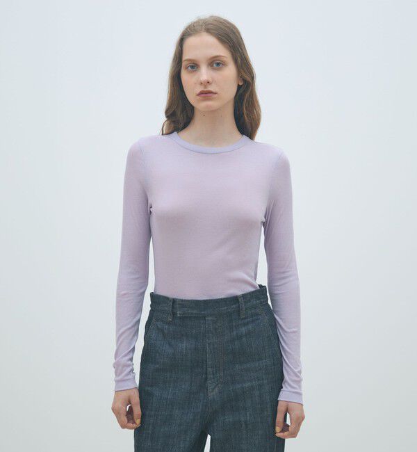 MACPHEE「【一部WEB先行予約】シアージャージー クルーネックプルオーバー」|Tシャツ・カットソー|