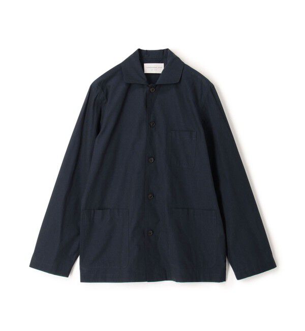 TOMORROWLAND MENS「クレープコットン コックジャケット」|ブルゾン・スタジャン|69 ネイビー