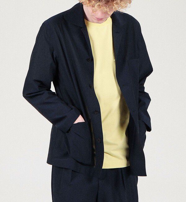 TOMORROWLAND MENS「クレープコットン コックジャケット」|ブルゾン・スタジャン|