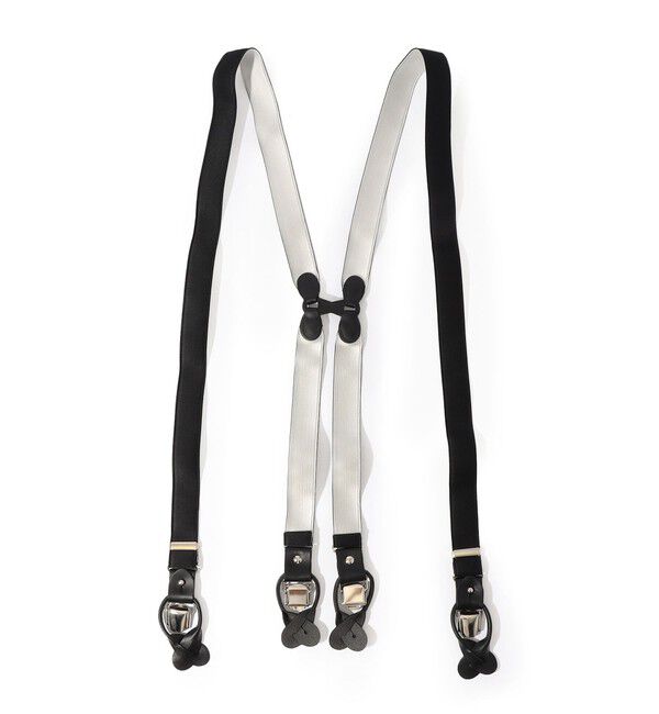 TOMORROWLAND GOODS「TOMORROWLAND ソリッド サスペンダー」|サスペンダー|19 ブラック