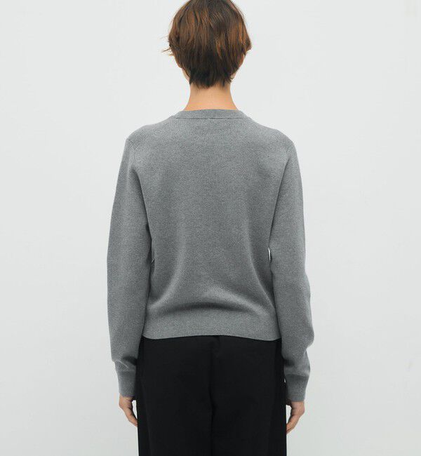 CABaN「コットンカシミヤ ポケットプルオーバー」|ニット・セーター|