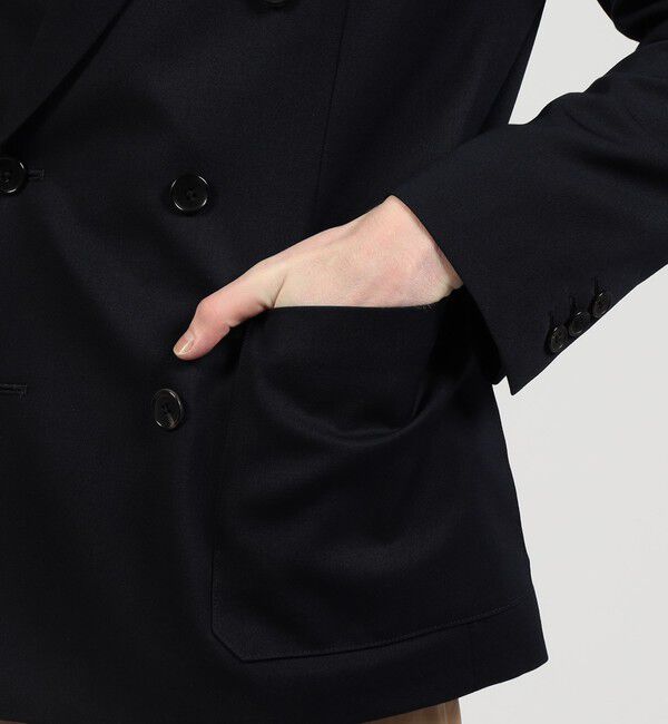 CABaN「CABaN ライトウールギャバジン ダブルブレストジャケット」|テーラードジャケット|