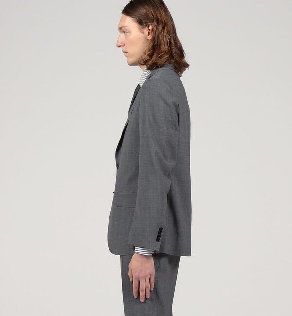 TOMORROWLAND MENS「Super120'sウールポリエステル シングルブレステッド2Bジャケット」|テーラードジャケット|