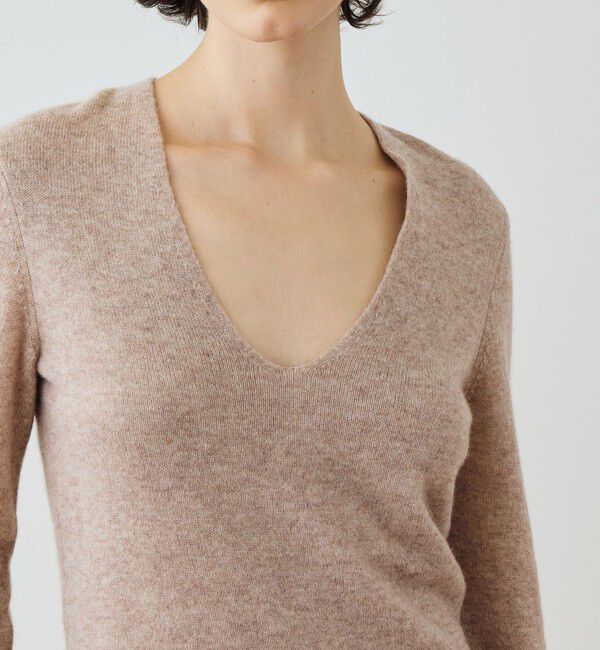 JAMES PERSE「ソフトフェザーウェイト ディープVネックプルオーバー WOKC3065」|ニット・セーター|