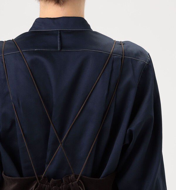 MACPHEE「コットンポリエステルベロア キャミソールワンピース」|ワンピース|