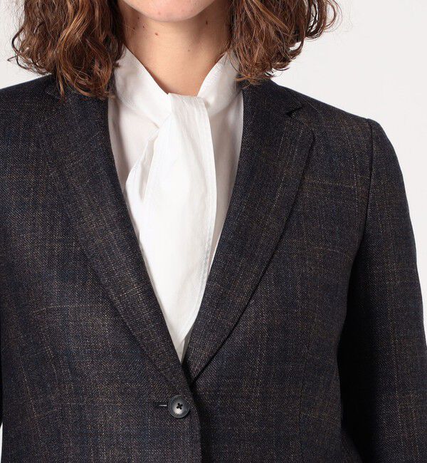 TOMORROWLAND collection「SILK AIR NAVY 2Bテーラードジャケット」|テーラードジャケット|
