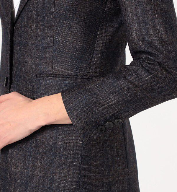 TOMORROWLAND collection「SILK AIR NAVY 2Bテーラードジャケット」|テーラードジャケット|