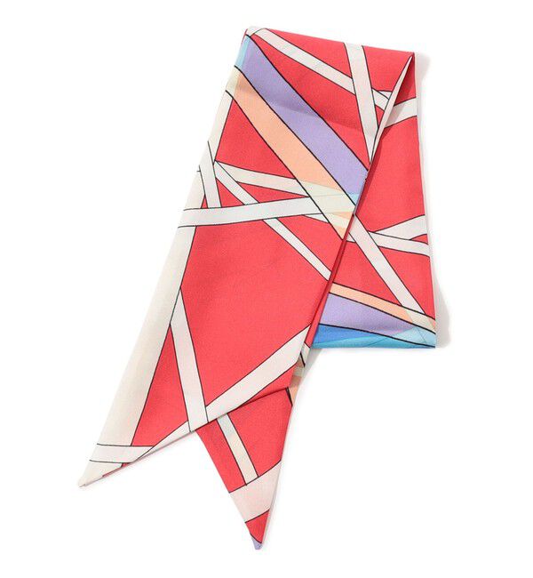 TOMORROWLAND GOODS「Kinloch シルクプリント スカーフ」|バンダナ・スカーフ|36 レッド系