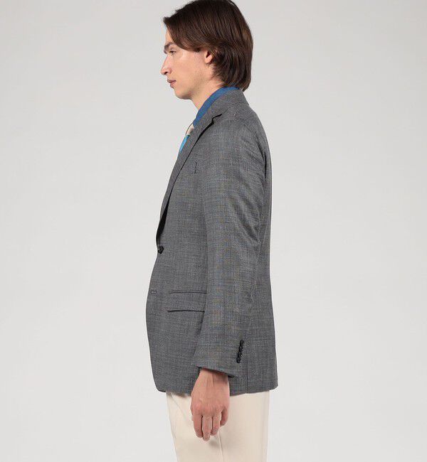 TOMORROWLAND MENS「ウールシルクリネン シングルブレステッド 2Bジャケット SUMMER TIME  LORO PIANA」|テーラードジャケット|