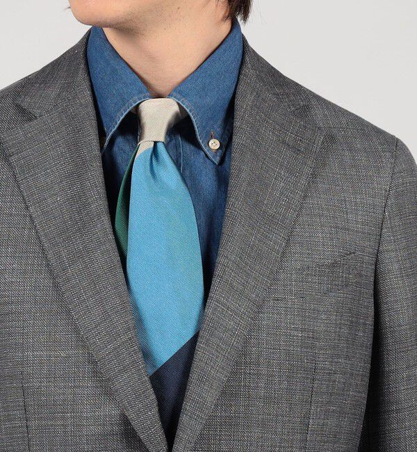 TOMORROWLAND MENS「ウールシルクリネン シングルブレステッド 2Bジャケット SUMMER TIME  LORO PIANA」|テーラードジャケット|