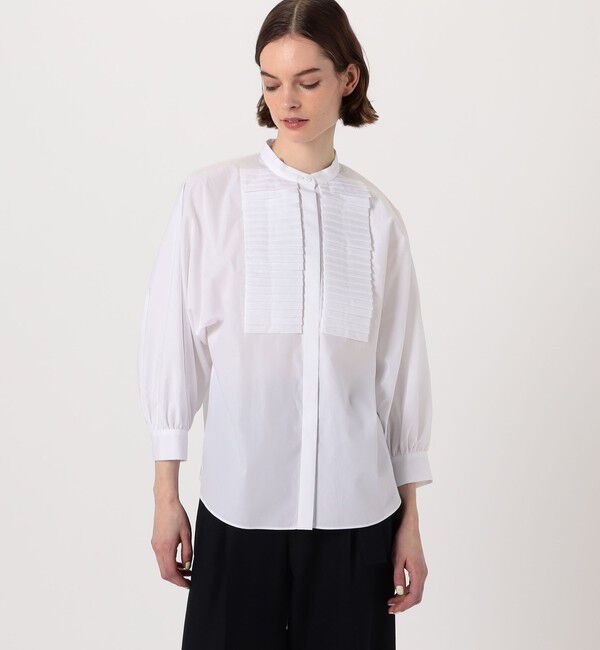 TOMORROWLAND collection「200/2スーピマローン ボザムタックドルマンスリーブブラウス」|シャツ・ブラウス|