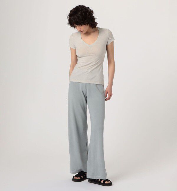 JAMES PERSE「スラブジャージー ＶネックＴシャツ  WUA3037」|Tシャツ・カットソー|