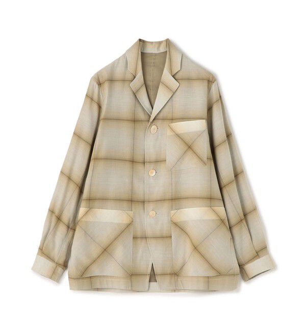 TOMORROWLAND MENS「【別注】PENDLETON コットンシルク トップスタージャケット」|テーラードジャケット|44 ベージュ系