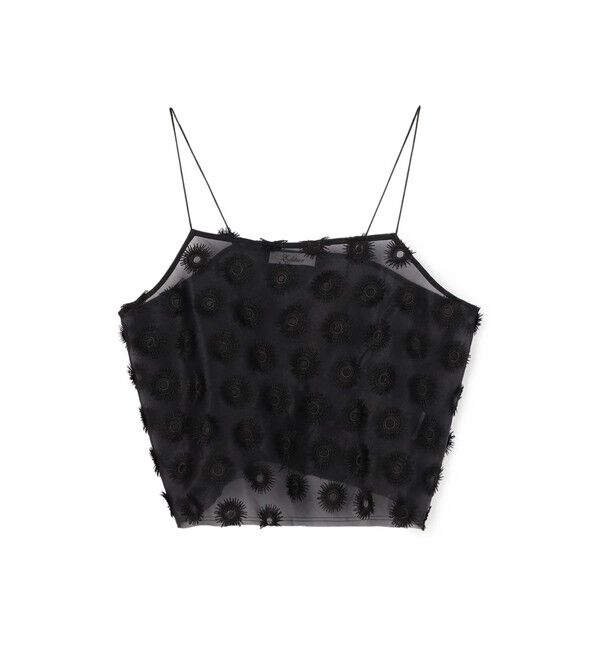 Edition「フラワーエンブロイダリー キャミソール」|キャミソール|19 ブラック