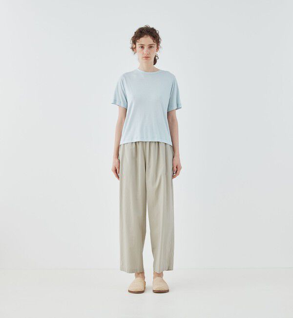 GALERIE VIE「シーウィードレーヨン クルーネックプルオーバー」|Tシャツ・カットソー|