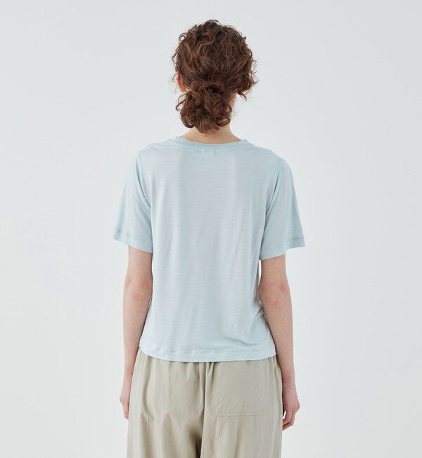 GALERIE VIE「シーウィードレーヨン クルーネックプルオーバー」|Tシャツ・カットソー|