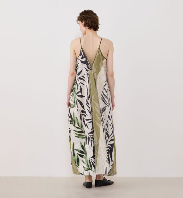 GALERIE VIE「コースタルフローラプリント ギャザーキャミソールワンピース」|ワンピース|