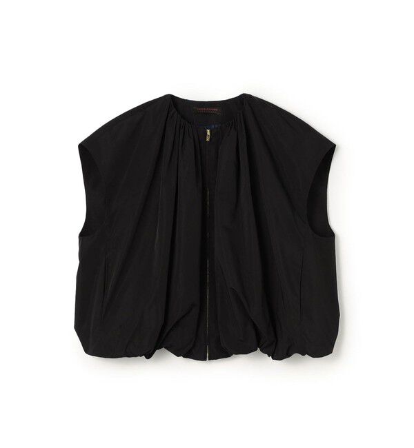 TOMORROWLAND collection「ポリエステルシルクタフタ バルーンジレ」|ベスト・ジレ|19 ブラック