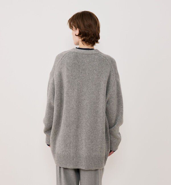 GALERIE VIE「ファインウール Vネックカーディガン」|カーディガン|