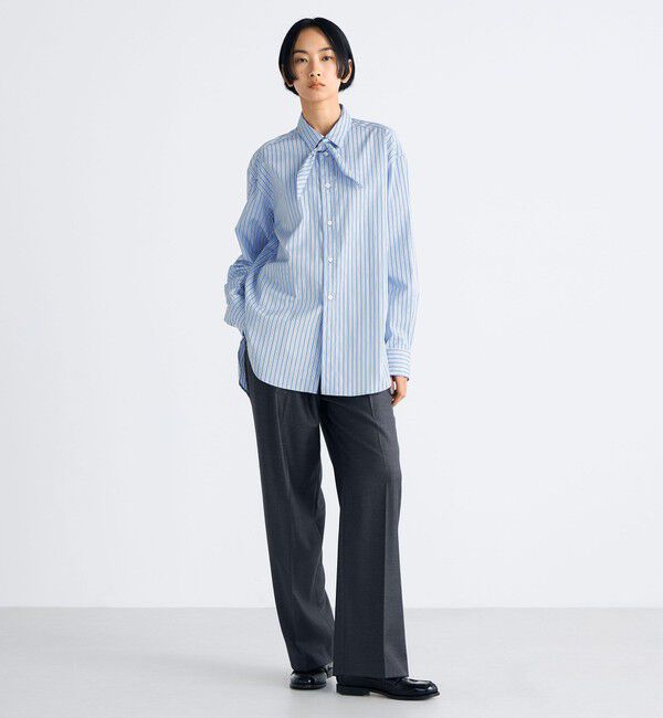 Edition「THOMAS MASON ストライプ タイシャツ」|シャツ・ブラウス|