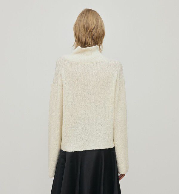 DES PRES「カールヤーンニット ハーフジッププルオーバー」|ニット・セーター|