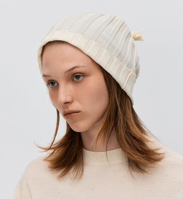 BACCA「スパークルファインウール ヘッドウォーマー」|ヘアバンド|