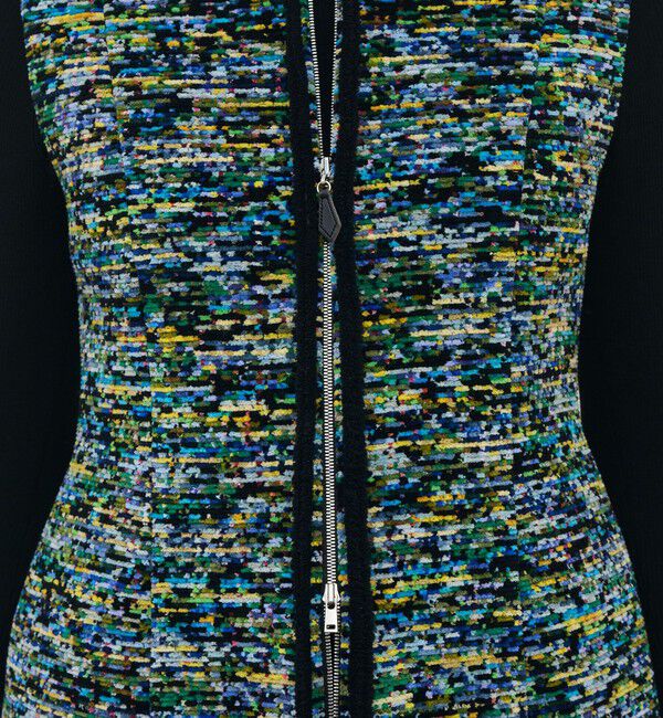 DES PRES「モザイクモール  クルーネックジレ」|ベスト・ジレ|