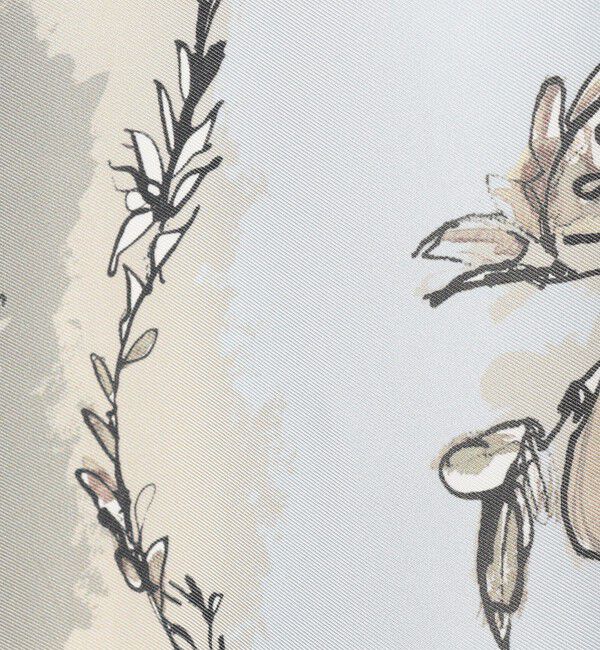 TOMORROWLAND collection「【WEB先行予約】ローマプリント フレンチスリーブブラウス」|シャツ・ブラウス|