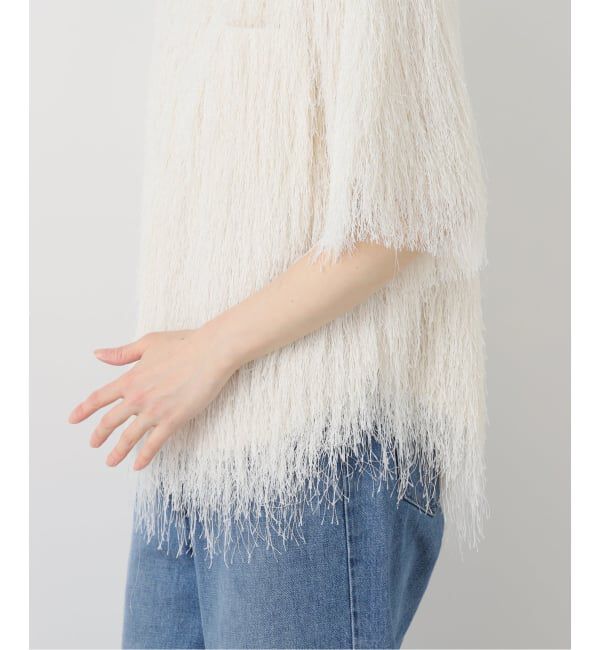  「TOGA PULLA FRINGE SHIRT S/S TP261-FJ232：シャツ」|シャツ・ブラウス|