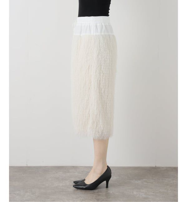  「TOGA PULLA FRINGE SKIRT TP261-FG233：スカート」|スカート|