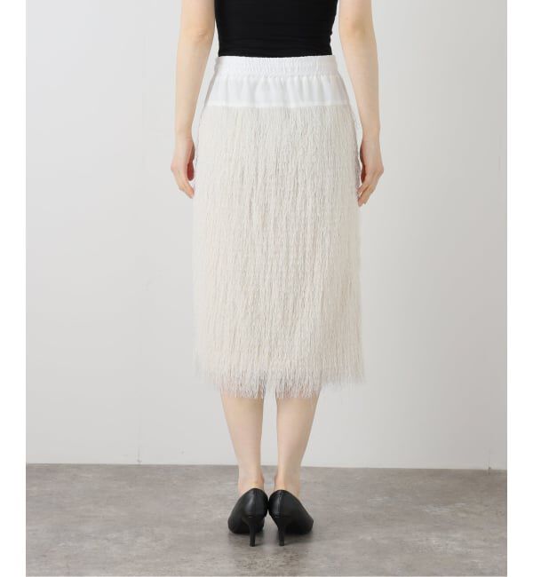  「TOGA PULLA FRINGE SKIRT TP261-FG233：スカート」|スカート|