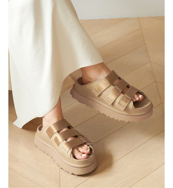 Plage「《一部カラーWEB限定》UGG / アグ GOLDEN GLOW SLIDE サンダル」|サンダル|キャメル