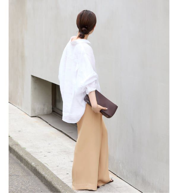 Plage「les Tendre easy care スラックス」|スラックス|