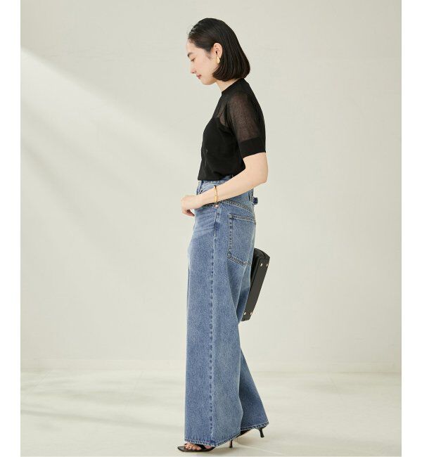 Plage「CINCH BACK DENIM パンツ」|デニム|