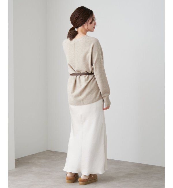 IENA「《追加9》ダブルサテンスカート」|スカート|