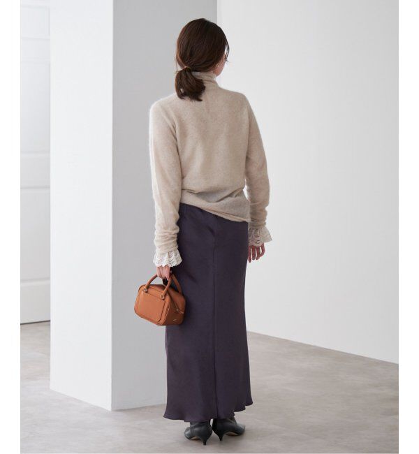 IENA「《追加9》ダブルサテンスカート」|スカート|