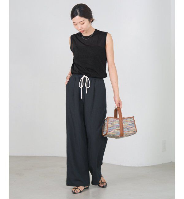 IENA「ラメ ノースリーブ」|Tシャツ・カットソー|