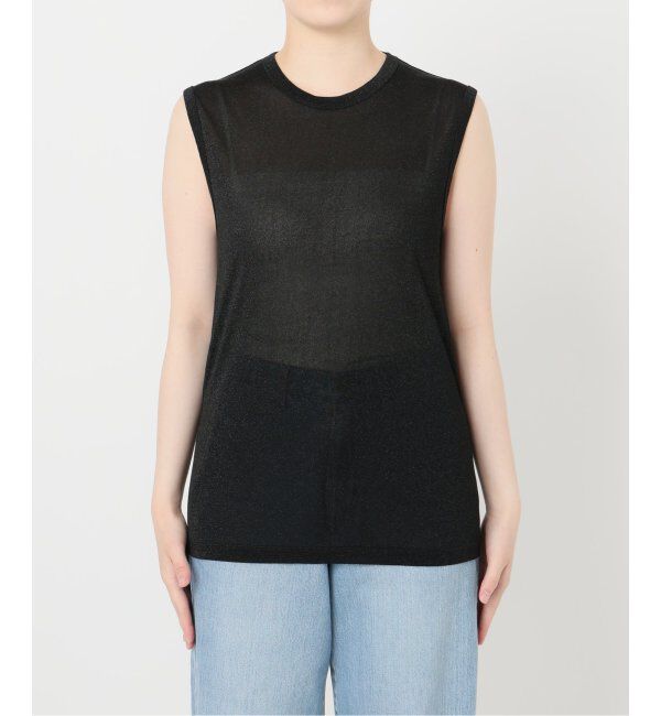 IENA「ラメ ノースリーブ」|Tシャツ・カットソー|