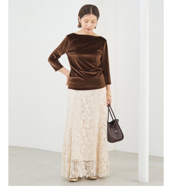 IENA「スノーベロア プルオーバー」|Tシャツ・カットソー|