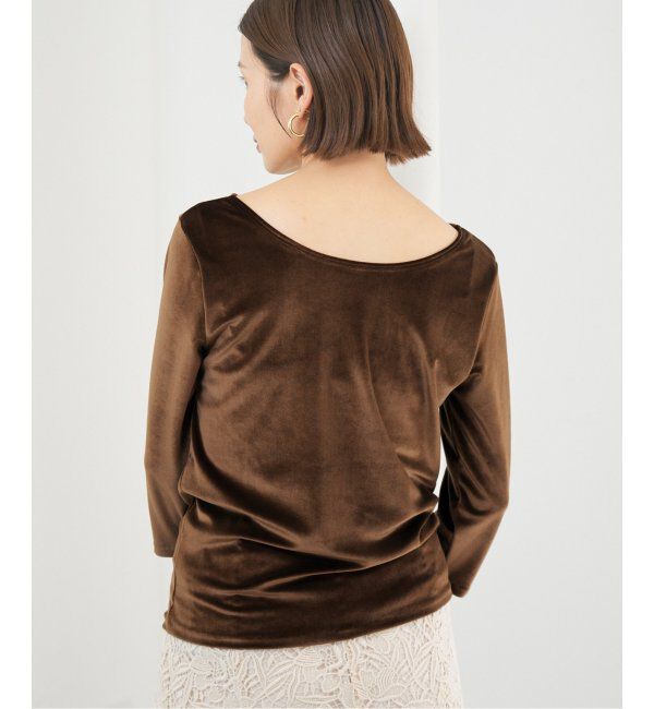 IENA「スノーベロア プルオーバー」|Tシャツ・カットソー|