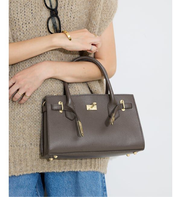 SLOBE IENA「AULENTTI/オウレンティ レザーショルダーバッグ EL-K332-DO」|ショルダー・メッセンジャー|