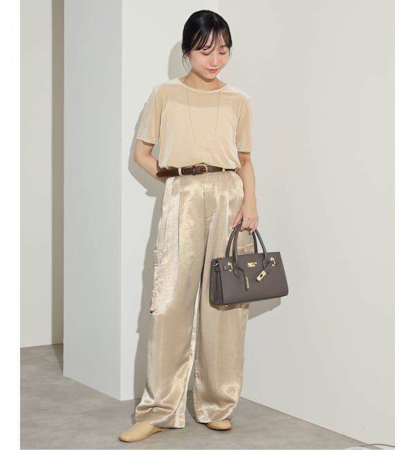 SLOBE IENA「AULENTTI/オウレンティ レザーショルダーバッグ EL-K332-DO」|ショルダー・メッセンジャー|