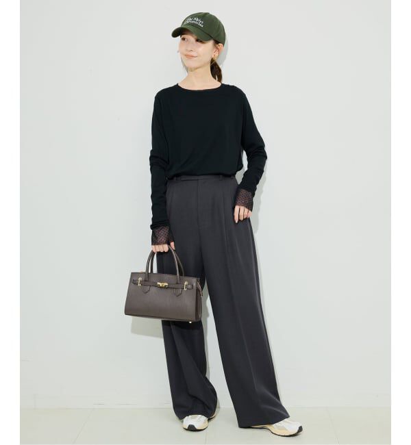 SLOBE IENA「AULENTTI/オウレンティ レザーショルダーバッグ EL-K332-DO」|ショルダー・メッセンジャー|