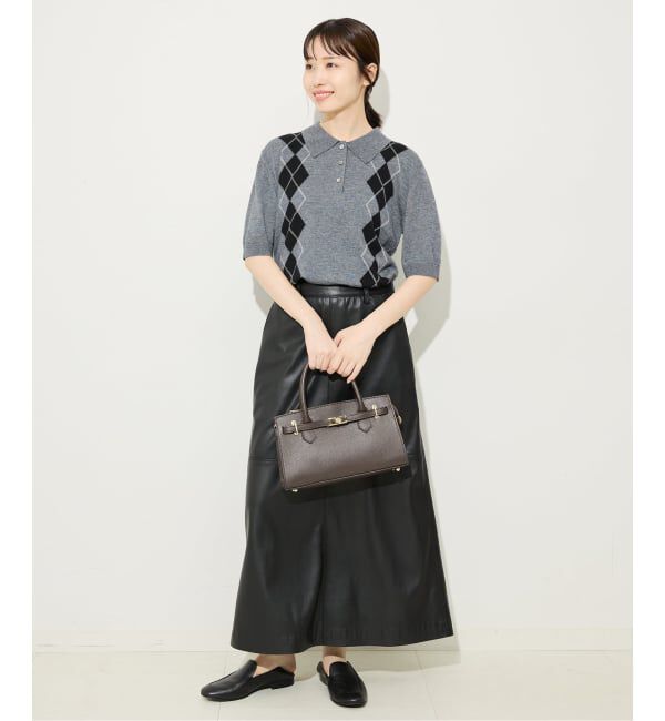 SLOBE IENA「AULENTTI/オウレンティ レザーショルダーバッグ EL-K332-DO」|ショルダー・メッセンジャー|