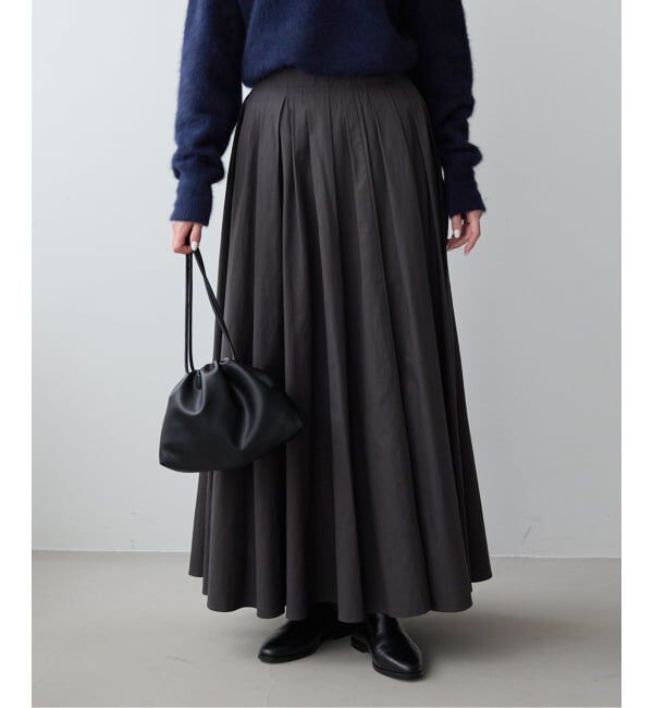 SLOBE IENA「ランダムタックボリュームスカート」|スカート|